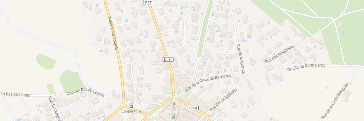 Plan du 12 Rte de Montpellier à Vendémian