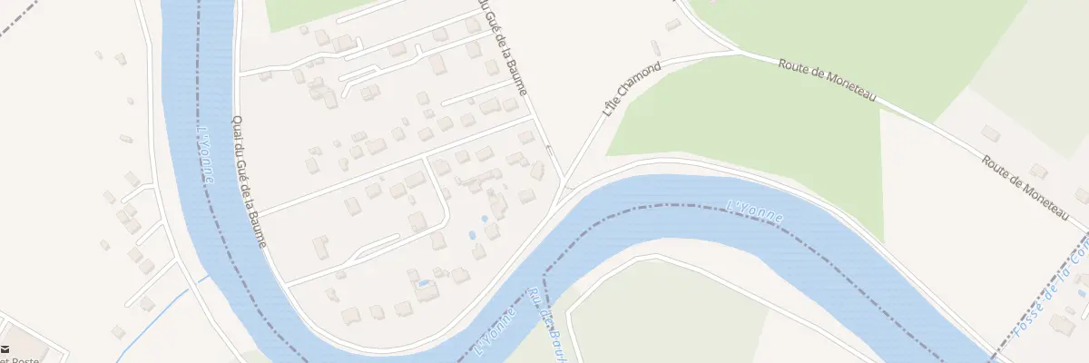 Plan du 14 Quai du Gué de la Baume à Gurgy
