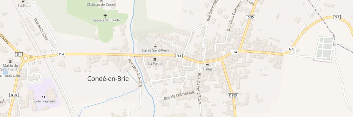 Plan du 11 Gr Grande Rue à Condé-en-Brie