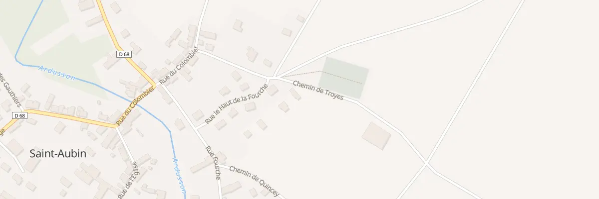 Plan du 16 Rue le Haut de la Fourche à Saint-Aubin