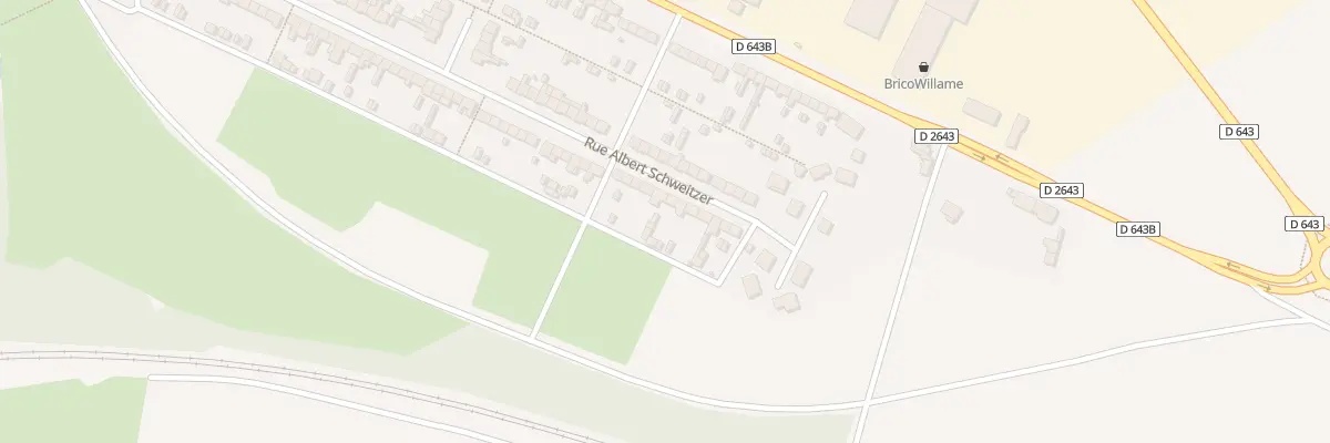 Plan du 100 Rue Albert Schweitzer au Cateau-Cambrésis