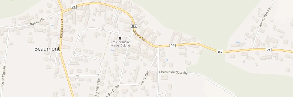 Plan du 30 Gr Grande Rue à Beaumont