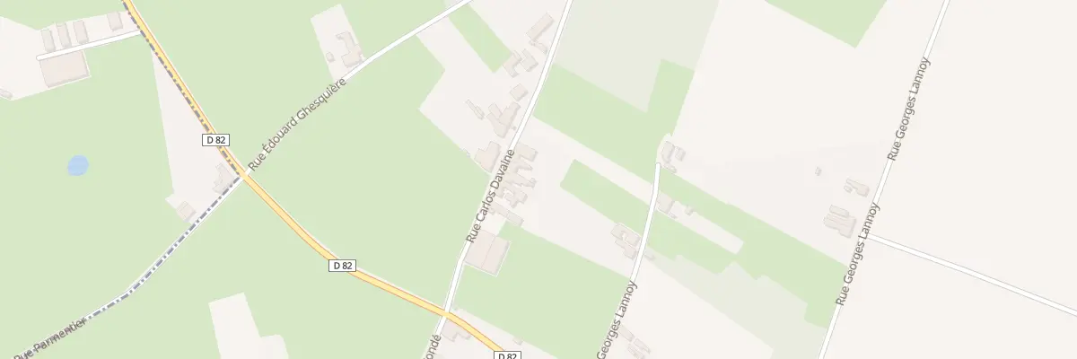Plan du 130 Rue Carlos Davaine à Vieux-Condé