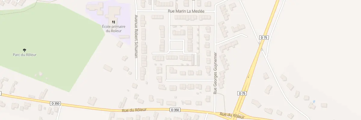 Plan du 34 Sq Escadrille des Cigognes à Saint-Saulve