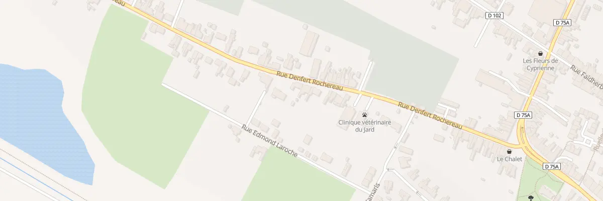 Plan du 315 Rue Denfert Rochereau à Vieux-Condé
