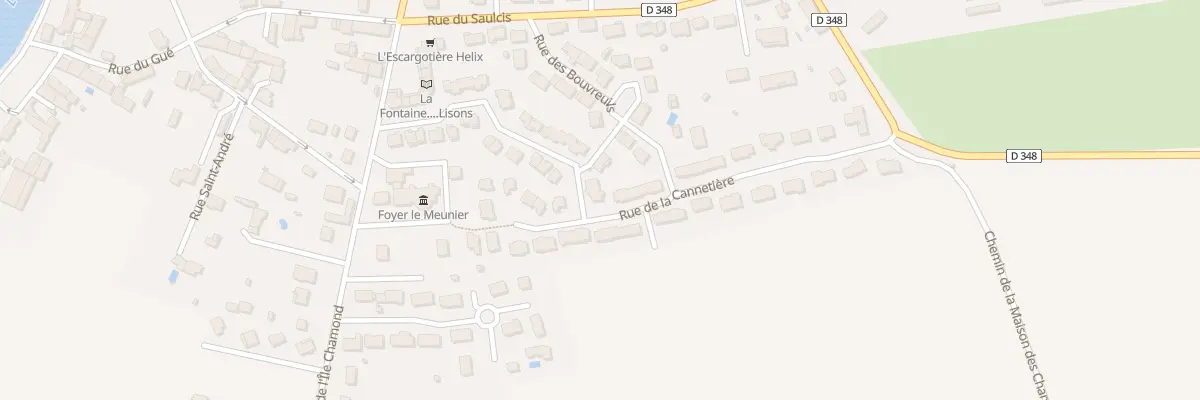 Plan du 7 Rue des Mésanges à Gurgy