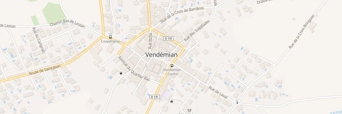 Plan du 1 Av du Jeu de Ballon à Vendémian