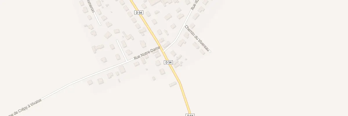 Plan du 2 Rue du Chapitre à Vivaise