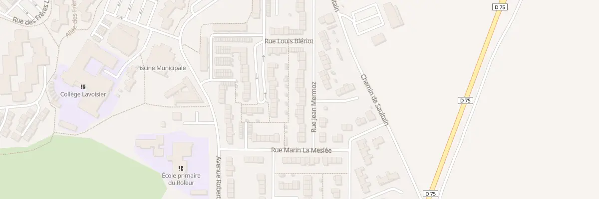 Plan du 54 Rue Jean Mermoz à Saint-Saulve