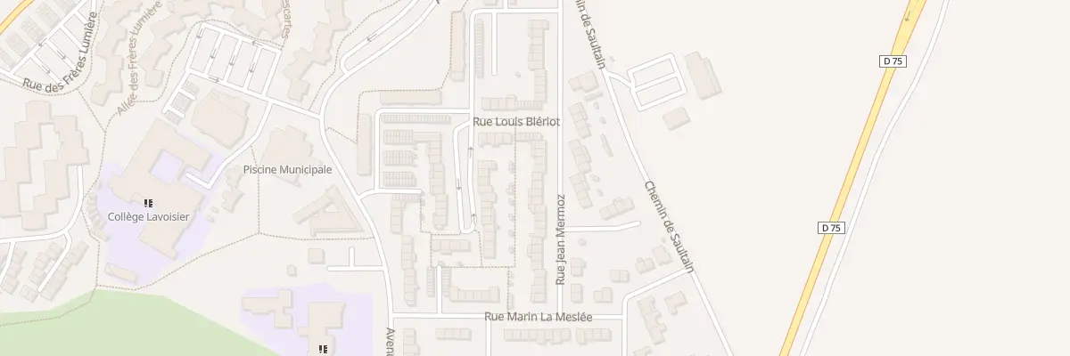 Plan du 42 Rue Jean Mermoz à Saint-Saulve