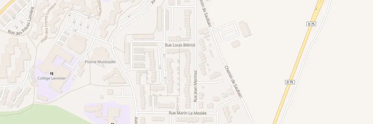 Plan du 40 Rue Jean Mermoz à Saint-Saulve