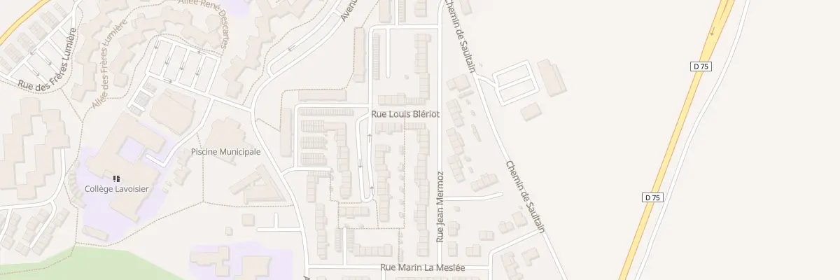 Plan du 36 Rue Jean Mermoz à Saint-Saulve