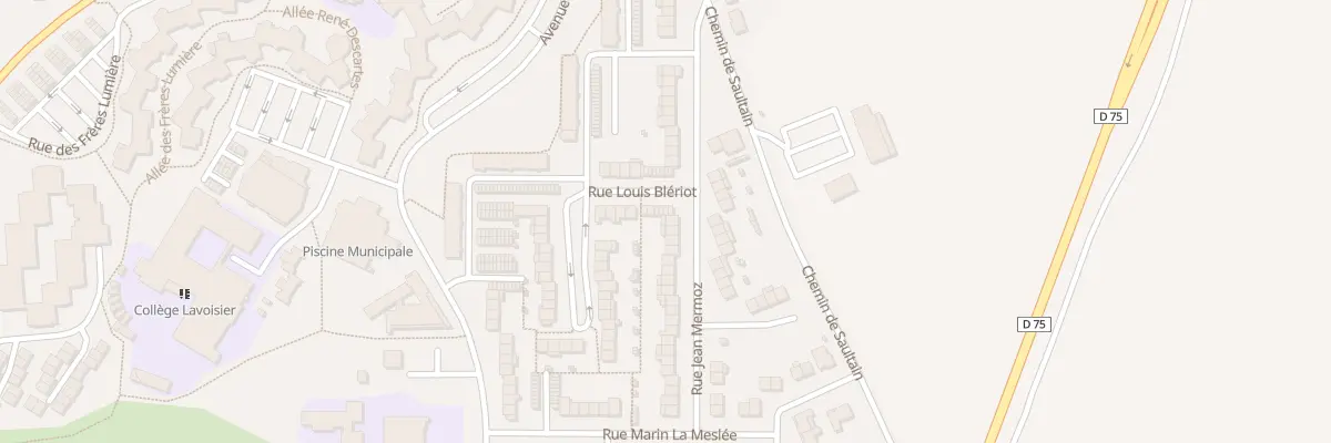 Plan du 34 Rue Jean Mermoz à Saint-Saulve