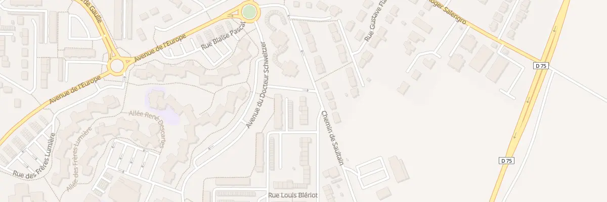 Plan du 2 Rue Jean Mermoz à Saint-Saulve