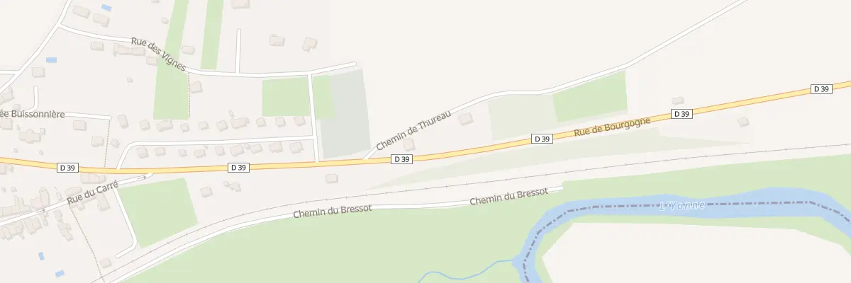 Plan du 1 Rue de Bourgogne à Crain