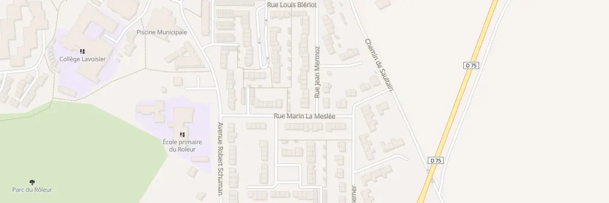 Plan du 70 Rue Jean Mermoz à Saint-Saulve