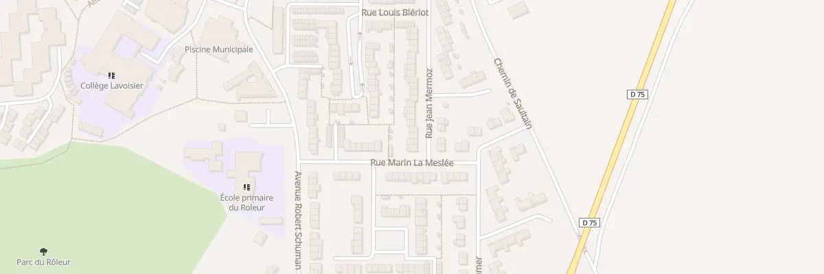 Plan du 68 Rue Jean Mermoz à Saint-Saulve