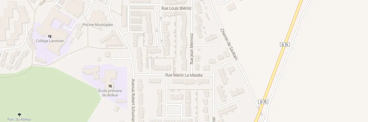Plan du 66 Rue Jean Mermoz à Saint-Saulve