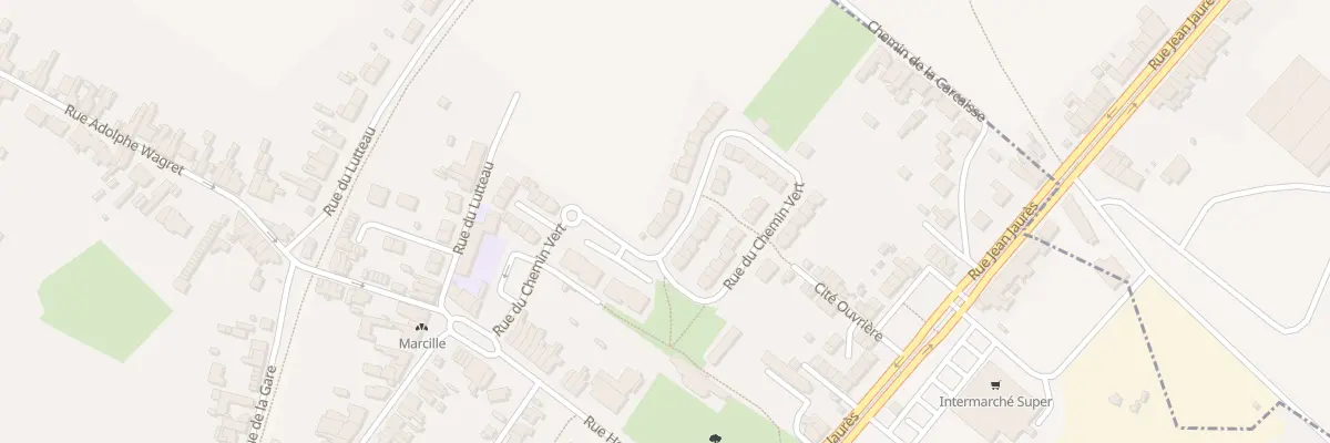 Plan du 21 Rue du Chemin Vert à Escautpont