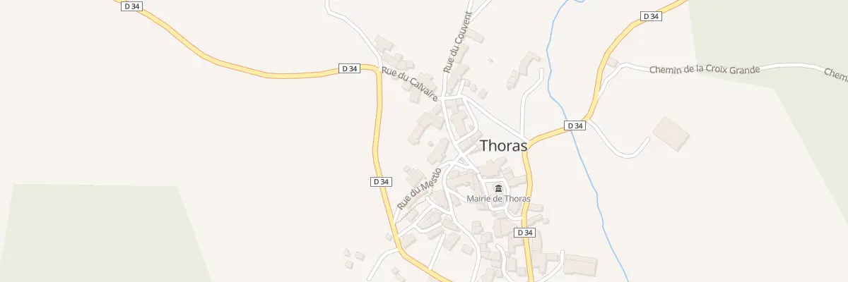 Plan du 5029 Le Bourg à Thoras