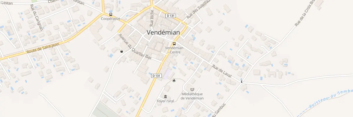 Plan du 4 Rue de Laval à Vendémian