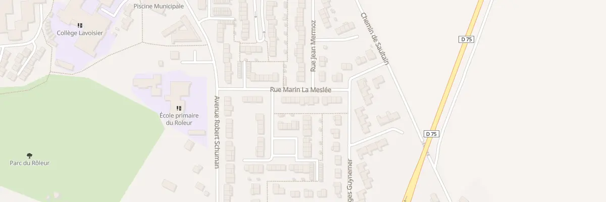 Plan du 15 Rue Marin la Meslee à Saint-Saulve