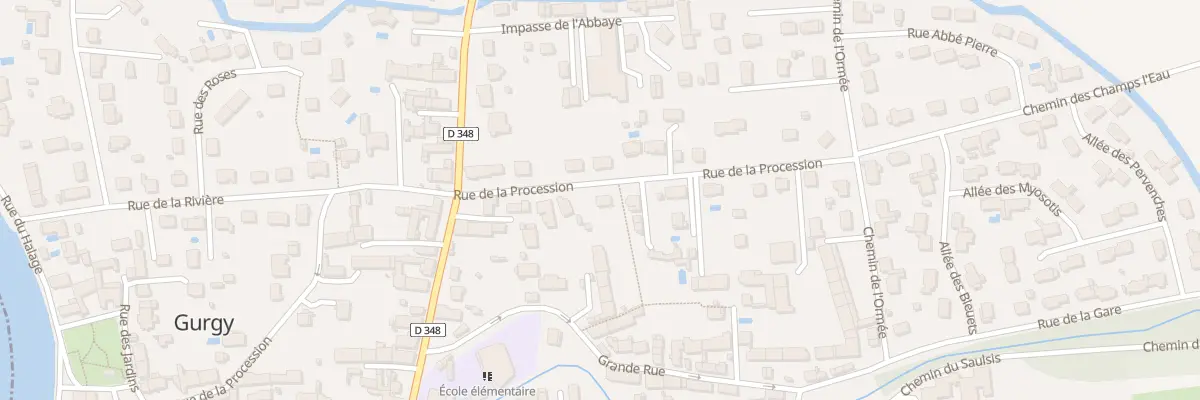 Plan du 26 Rue de la Procession à Gurgy