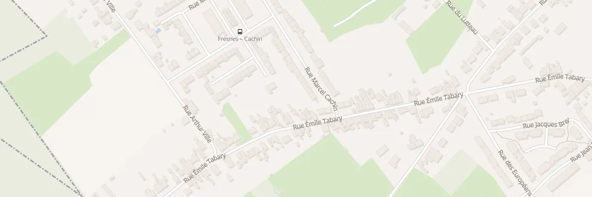 Plan du 808 Rue Emile Tabary à Fresnes-sur-Escaut