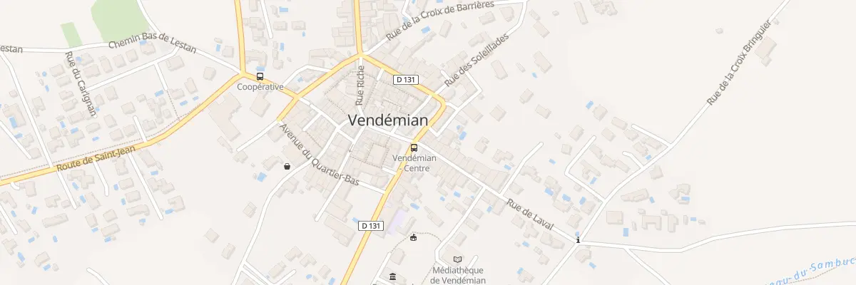 Plan du 3 Rue de Laval à Vendémian
