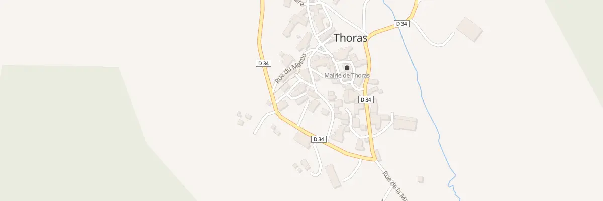 Plan du 5071F Le Bourg à Thoras