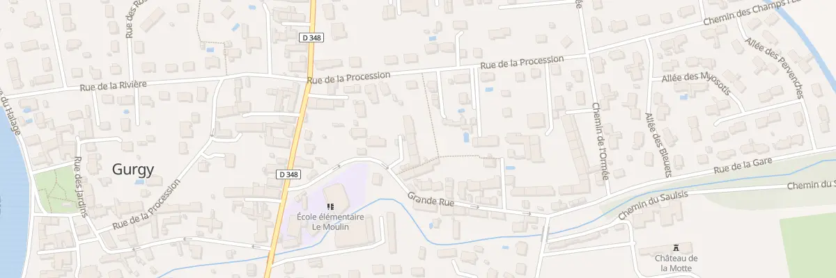 Plan du 11 Gr Grande Rue à Gurgy
