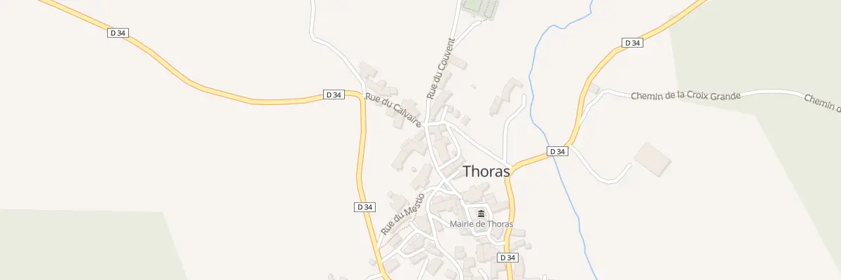 Plan du 5027 Le Bourg à Thoras