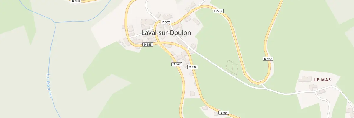 Plan du 5023 Le Bourg à Laval-sur-Doulon