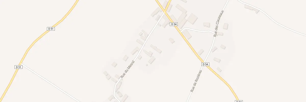 Plan du 3 Rue du Mesnil à Avant-lès-Marcilly