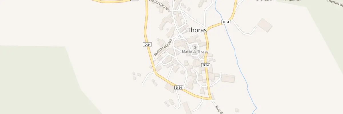 Plan du 5036 Le Bourg à Thoras