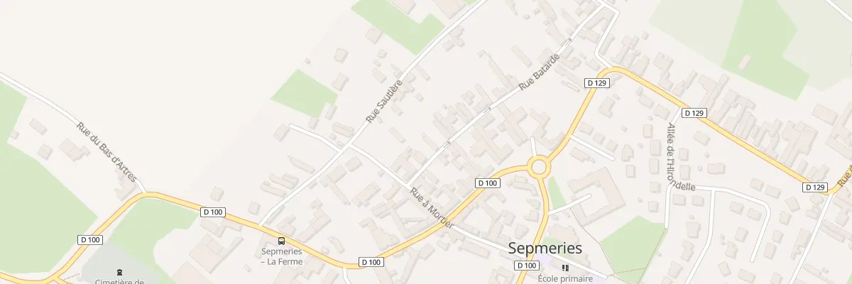 Plan du 45 Rue Batarde à Sepmeries