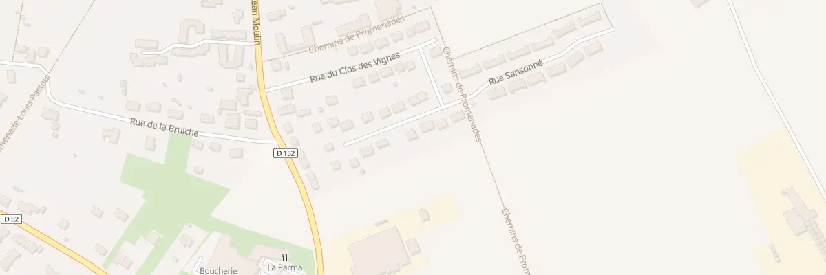 Plan du 12 Rue du Clos des Vignes à Villenauxe-la-Grande