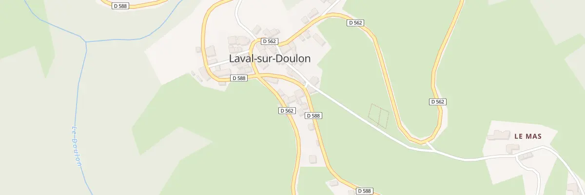 Plan du 5021 Le Bourg à Laval-sur-Doulon