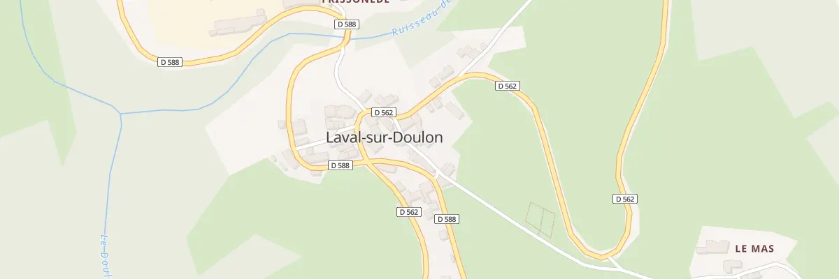 Plan du 5013 Le Bourg à Laval-sur-Doulon