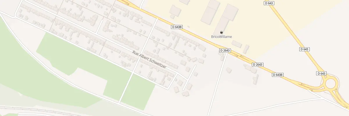 Plan du 75 Rue Albert Schweitzer au Cateau-Cambrésis