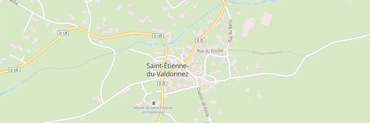 Plan du 3 Rue Droite à Saint-Étienne-du-Valdonnez