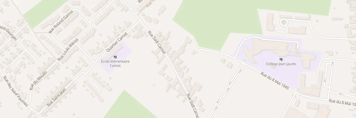 Plan du 536 Rue Carnot à Vieux-Condé