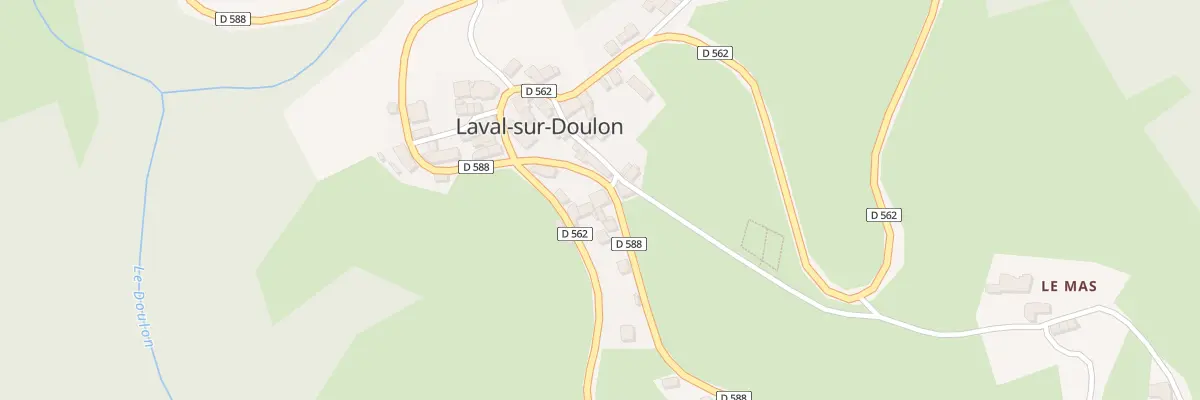 Plan du 5020 Le Bourg à Laval-sur-Doulon