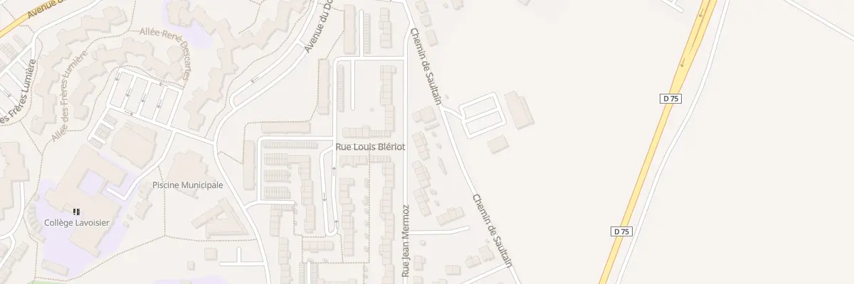Plan du 7 Rue Jean Mermoz à Saint-Saulve