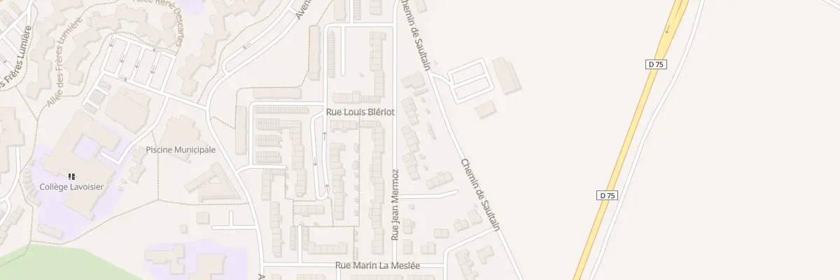 Plan du 17 Rue Jean Mermoz à Saint-Saulve