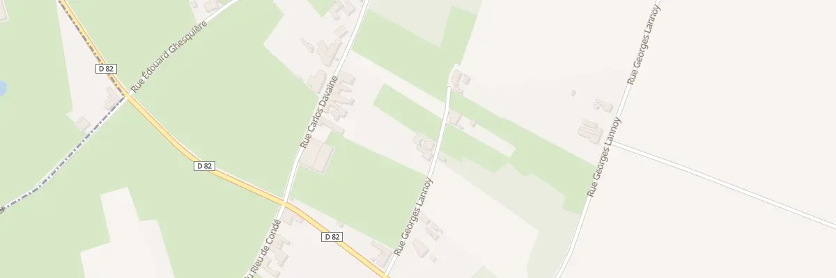 Plan du 850 Rue Georges Lannoy à Vieux-Condé