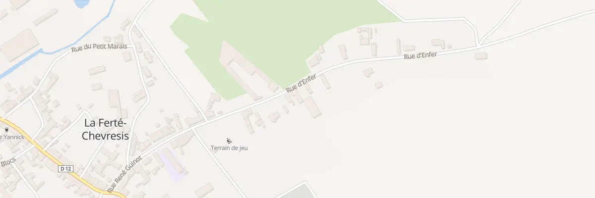 Plan du 11 Rue d’Enfer à La Ferté-Chevresis