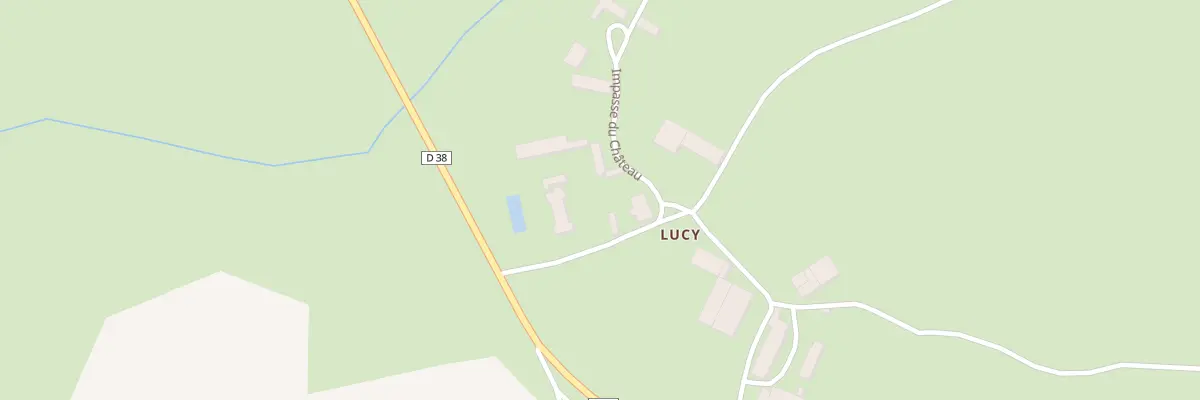 Plan du 1 Ham de Lucy à Montapas