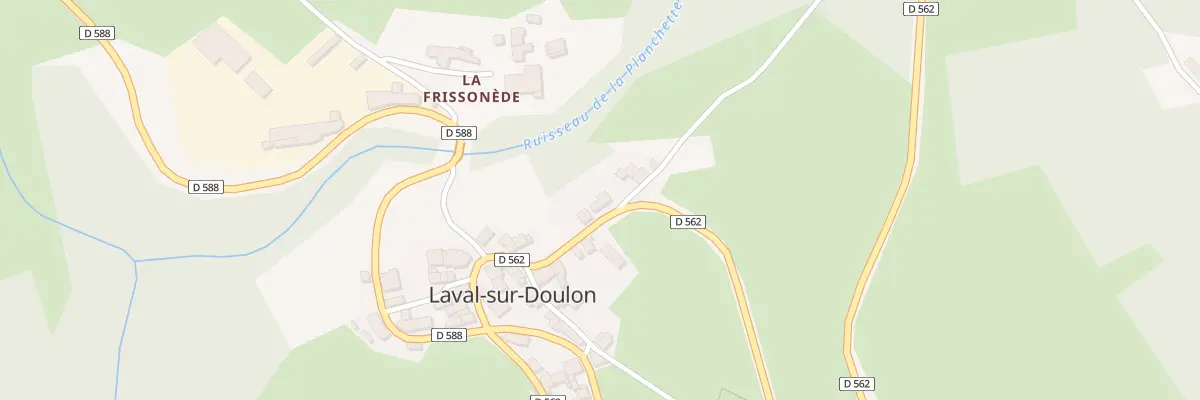 Plan du 5008 Le Bourg à Laval-sur-Doulon