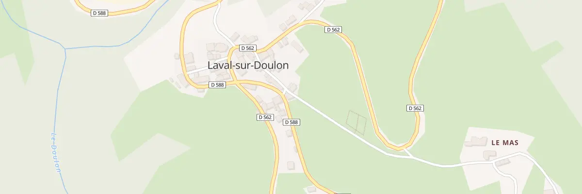 Plan du 5016 Le Bourg à Laval-sur-Doulon